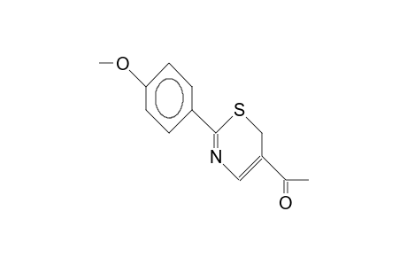 5-ACETO-2-(4-METHOXYPHENYL)-6H-1,3-THIAZINE