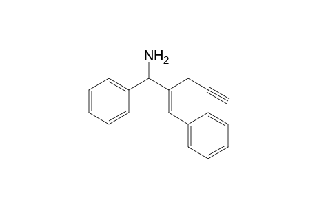 (E)-1,3-Diphenyl-2-propargyl-2-propen-1-amine