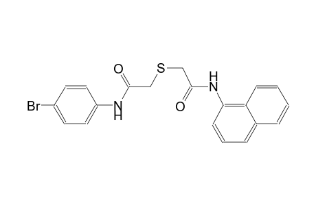 N-(4-bromophenyl)-2-[2-(1-naphthylamino)-2-oxo-ethyl]sulfanyl-acetamide