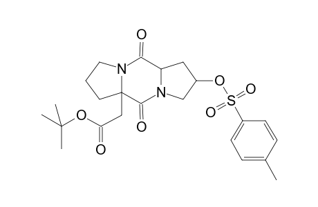 t-Butyl octahydro-5,10-dioxo-2-(tosyloxy)-1H,5H-dipyrrolo[1,2-a : 1',2'-d]pyrazine-5a-acetate