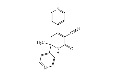 4,6-di-4-pyridyl-6-methyl-2-oxo-1,2,5,6-tetrahydronicotinonitrile