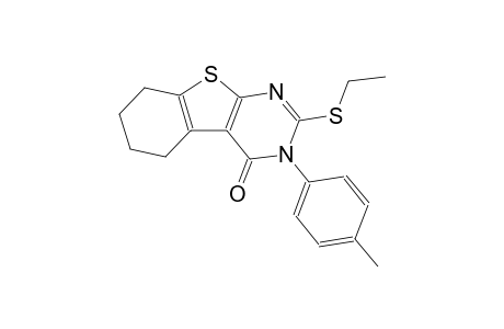 2-(ethylsulfanyl)-3-(4-methylphenyl)-5,6,7,8-tetrahydro[1]benzothieno[2,3-d]pyrimidin-4(3H)-one