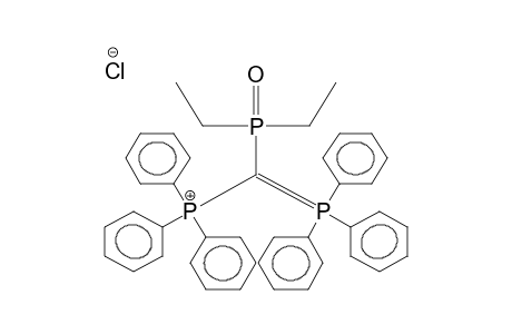 (TRIPHENYLPHOSPHONIO)DIETHYLPHOSPHINYLMETHYLENE(TRIPHENYL)PHOSPHORANECHLORIDE