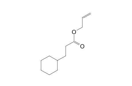 Cyclohexanepropionic acid allyl ester