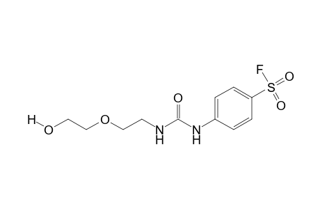 p-{3-[2-(2-hydroxyethoxy)ethyl]ureido}benzenesulfonyl fluoride