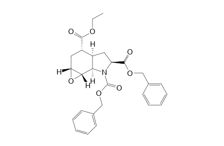 (rac)-5,6-Dibenzyl 3-ethyl (1aR,3S,3aR,5S,6aR,6bS)-octahydro-6H-oxireno[2,3-g]indole-3,5,6-tricarboxylate