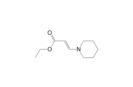(E)-3-Piperidino-acrylic acid, ethyl ester