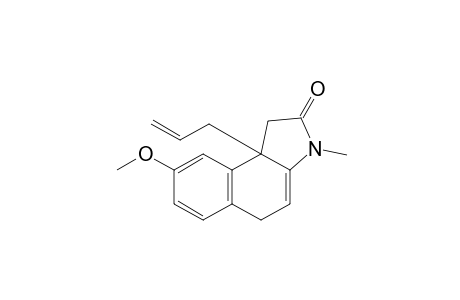 9B-Allyl-8-methoxy-3-methyl-5,9B-dihydrobenz[E]indolin-2-one