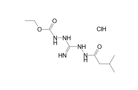 1-[(ethoxycarbonyl)amino]-3-(isovalerylamido)guanidine, hydrochloride