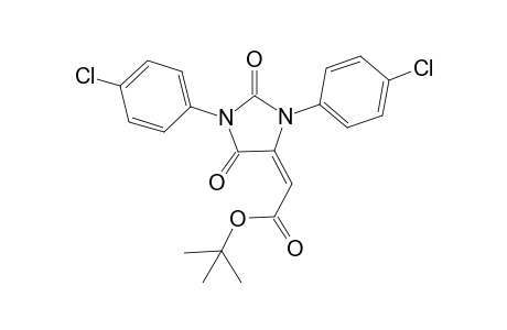 tert-Butyl (E)-[1,3-Bis(4-chlorophenyl)-2,5-dioxoimidazolidin-4-ylidene]acetate