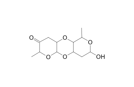 Bis(tetrahydropyrano)[3,4-b],[3,2-e]dioxane, 8-hydroxy-2-methyl-3-oxo-