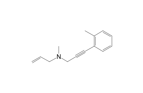 N-Methyl-N-[3-(o-tolyl)prop-2-yn-1-yl]prop-2-en-1-amine