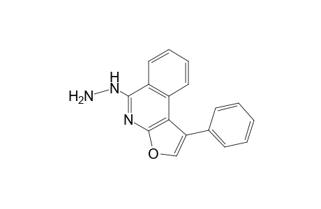 5-hydrazino-1-phenylfuro[2,3-c]isoquinoline