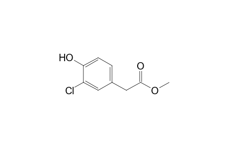 Methyl 2-(3-chloro-4-hydroxy)-phenyl-ethanoate