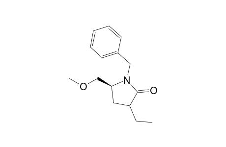 (5S)-1-Benzyl-5-methoxymethyl-3-ethyl-2-pyrrolidinone