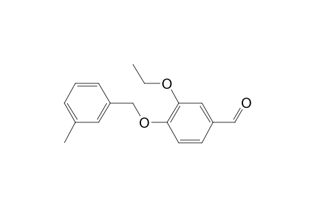 Benzaldehyde, 3-ethoxy-4-[(3-methylphenyl)methoxy]-