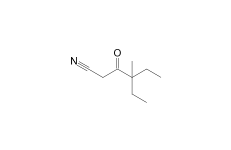 4-Ethyl-4-methyl-3-oxohexanenitrile