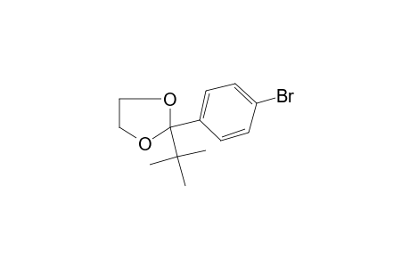 2-(p-BROMOPHENYL)-2-tert-BUTYL-1,3-DIOXOLANE