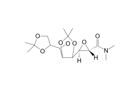 N,N-Dimethyl-2,3-anhydro-4,5:7,8-di-o-isopropylidene-D-erythro-L-gluco-octonamide