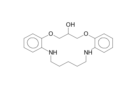 15-HYDROXY-2,3:11,12-DIBENZO-1,13-DIOXA-4,10-DIAZACYCLOHEXADECANE