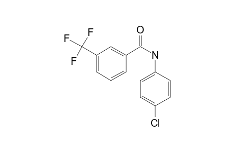 Benzamide, 3-trifluoromethyl-N-(4-chlorophenyl)-