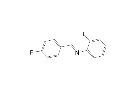 Benzenamine, N-(4-fluorobenzylidene)-2-iodo-