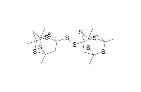 2,4,6,8-Tetrathiatricyclo[3.3.1.1(3,7)]decane, 1,1'-dithiobis[3,5,7-trimethyl-