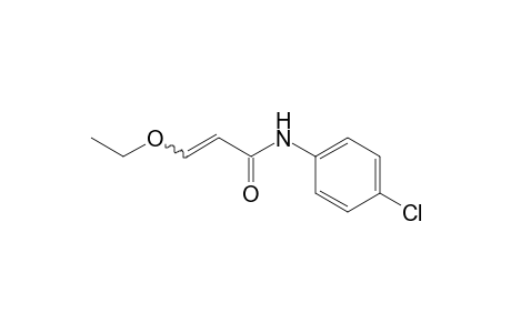 4'-Chloro-3-ethoxyacrylanilide