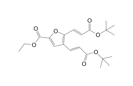 4,5-Bis-((E)-2-tert-butoxycarbonyl-vinyl)-furan-2-carboxylic acid ethyl ester