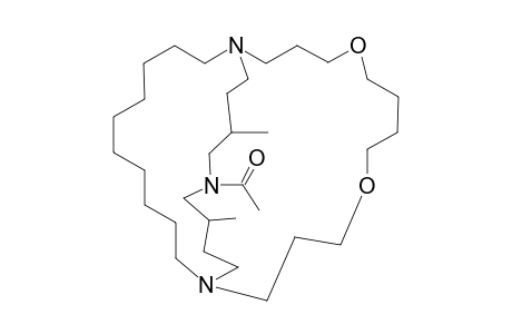 [1(27),31-Dimethyl-5,10-dioxa-1,4,29-triazabicyclo[12.10.9]tritriacont-29-yl]-1-ethanone