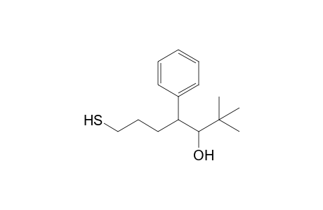 7-Mercapto-2,2-dimethyl-4-phenyl-3-heptanol