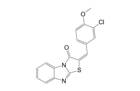 (2E)-2-(3-chloro-4-methoxybenzylidene)[1,3]thiazolo[3,2-a]benzimidazol-3(2H)-one