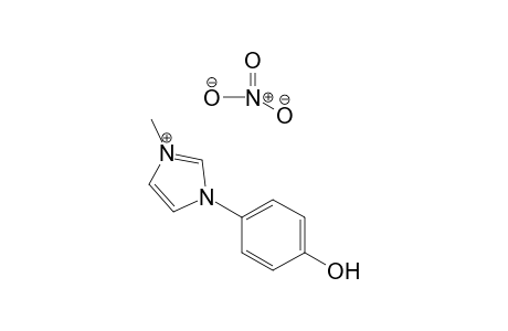 1-(4-hydroxyphenyl)-3-methyl-1H-imidazol-3-ium nitrate