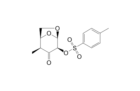 1,6-ANHYDRO-4-DEOXY-4-METHYL-2-O-PARA-TOLYLSULFONYL-BETA-D-LYXOPYRANOS-3-ULOSE