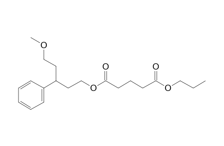 Glutaric acid, 5-methoxy-3-phenylpentyl propyl ester