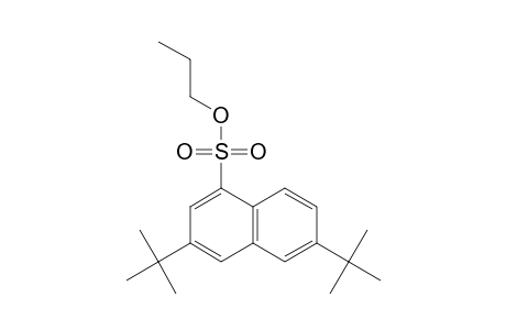 3,6-di-tert-butyl-1-naphthalenesulfonic acid, propyl ester