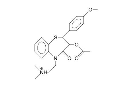 (M,2S,3S)-Diltiazem cation