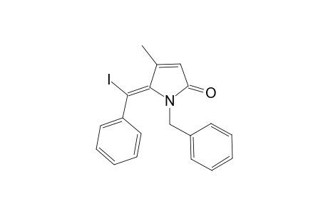 (E)-1-Benzyl-5-(.alpha.iodobenzylidene)-4-methylpyrrol-2(5H)-one