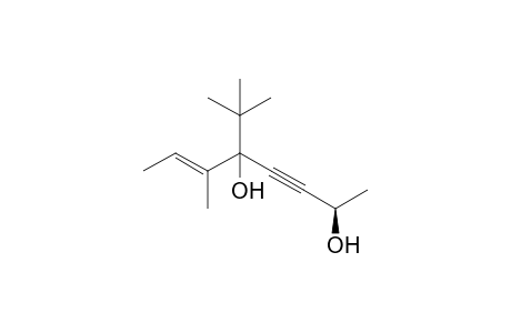 (+)-(2R,6E)-5-tert-Butyl-6-methyloct-6-ene-3yne-2,5-diol