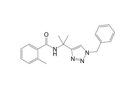 N-[2-(1-Benzyl-1H-1,2,3-triazol-4-yl)propan-2-yl]-2-methylbenzamide