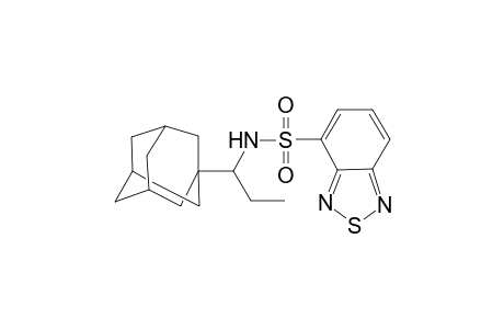 2,1,3-benzothiadiazole-4-sulfonamide, N-(1-tricyclo[3.3.1.1~3,7~]dec-1-ylpropyl)-
