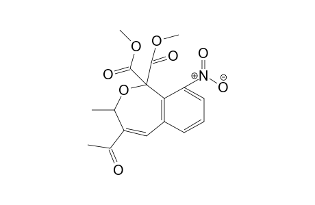 Dimethyl 4-acetyl-3-methyl-9-nitro-2-benzoxepine-1,1(3H)-dicarboxylate