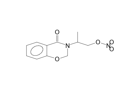 nitric acid 2-(4-keto-2H-1,3-benzoxazin-3-yl)propyl ester