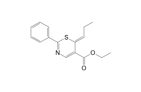 (Z)-6-n-Propylidene-6H-5-ethoxycarbonyl-2-phenyl-1,3-thiazine