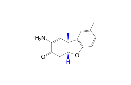 2-amino-abeta,9b-dihydro-8,9bbeta-dimethyl-3(4H)-dibenzofuranone