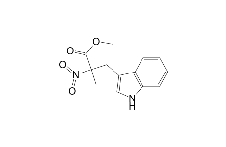 3-(1H-indol-3-yl)-2-methyl-2-nitro-propionic acid methyl ester