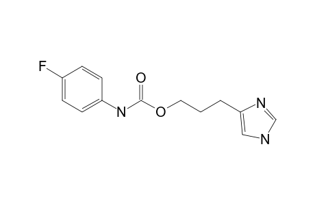 3-(1H-imidazol-5-yl)propyl N-(4-fluorophenyl)carbamate