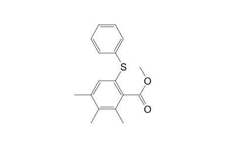 2,3,4-Trimethyl-6-phenylsulfanyl-benzoic acid methyl ester