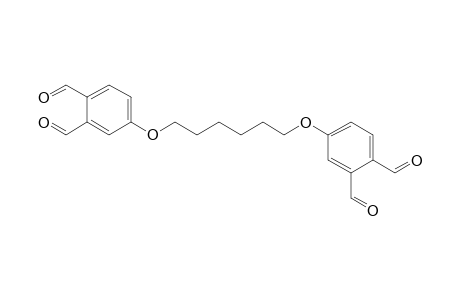 1,2-Benzenedicarboxaldehyde, 4,4'-[1,6-hexanediylbis(oxy)]bis-