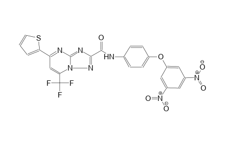 [1,2,4]triazolo[1,5-a]pyrimidine-2-carboxamide, N-[4-(3,5-dinitrophenoxy)phenyl]-5-(2-thienyl)-7-(trifluoromethyl)-